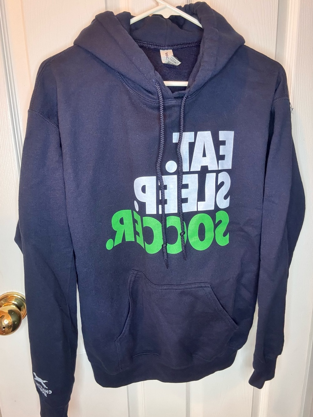 Navy 'Eat. Sleep. Soccer.' Graphic Hoodie